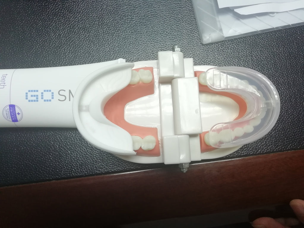 360° Elektrische Zahnbürste – USB, IPX7, Aufhellungs-Licht