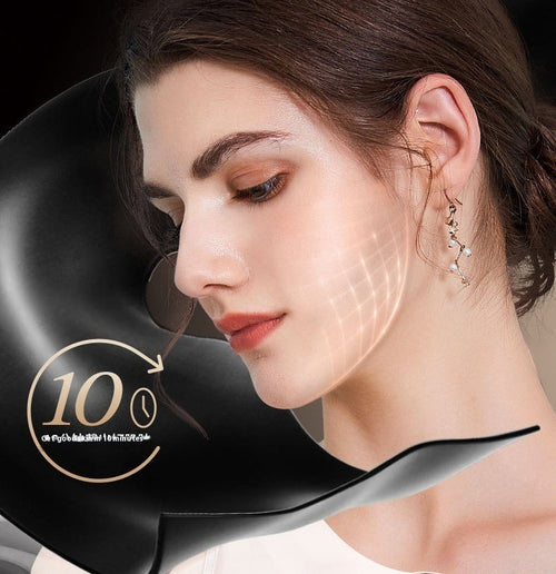 AquaGlow Mask Gesichtsmaske von vorne mit LED-Lichtpunkten