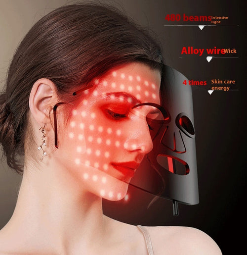 AquaGlow Mask LED-Silikon-Gesichtsmaske mit Steuergerät – Hauptansicht